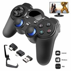 New ✨ 2.4G Wireless Game Controller with OTG Converter For PS3/Smart Phone Tablet PC Smart TV BOX 🎁