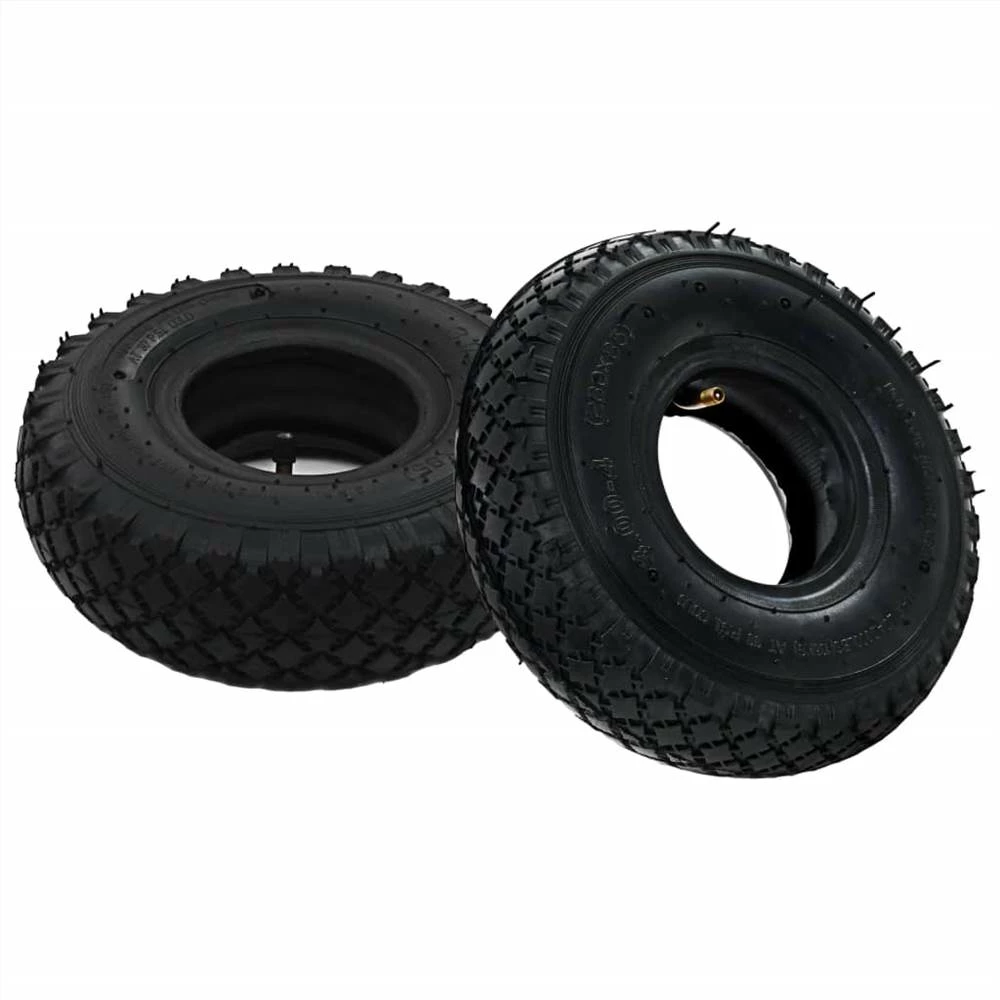 Best Sale β¨ 2 Tyres 2 Inner Tubes 3.00-4 260x85 for Sack Truck Wheel Rubber π