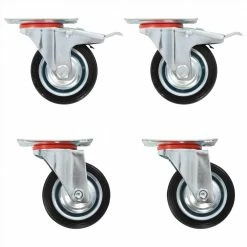 Top 10 ⭐ 24 pcs Swivel Casters 75 mm 🔥