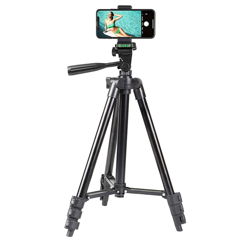 Hot Sale β¨ 3120 Phone Tripod Stand 40inch Universal Photography for Gopro iPhone Samsung Xiaomi Huawei Phone Aluminum Travel Tripod - Black π