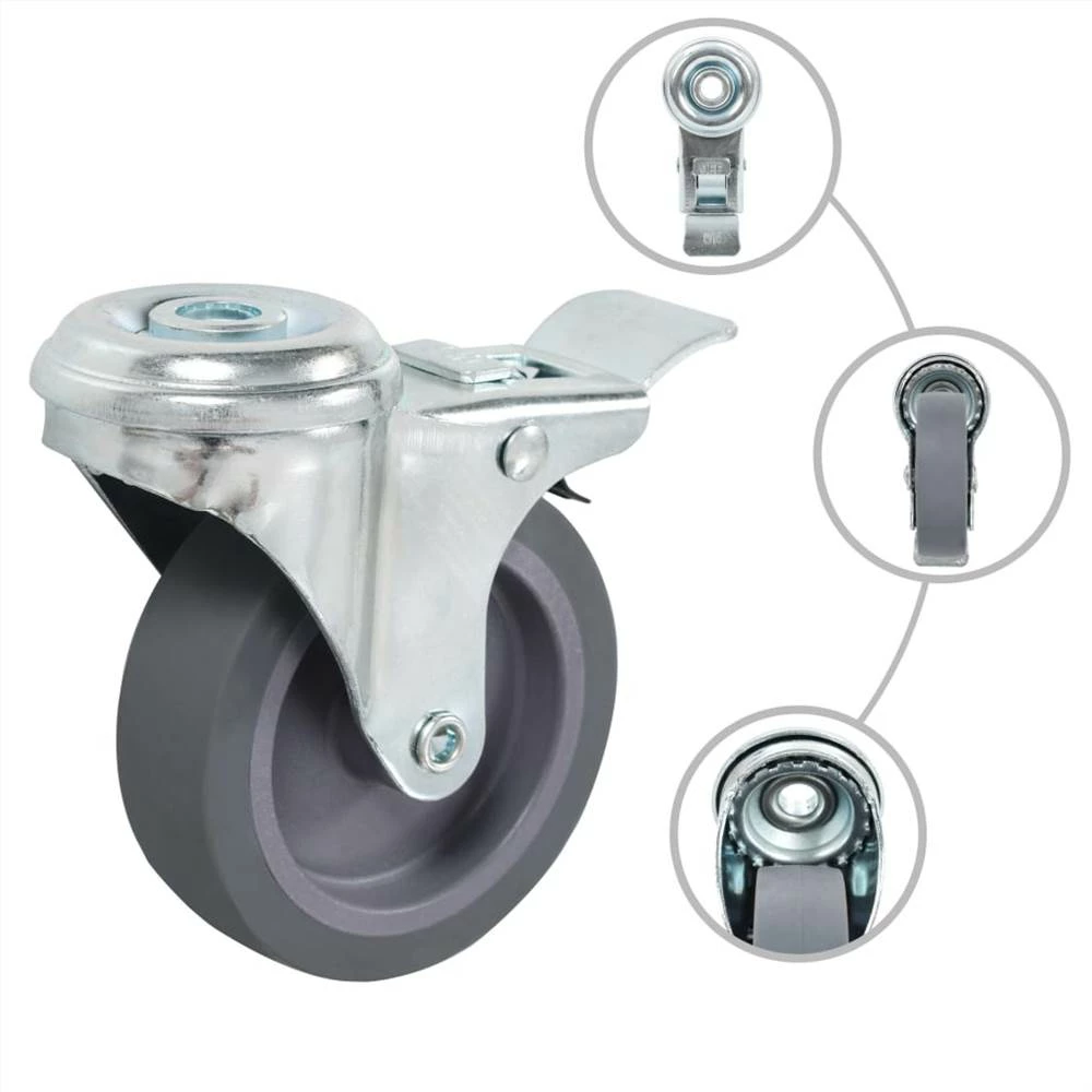 Discount π€© 32 pcs Bolt Hole Swivel Casters 75 mm π - Image 2