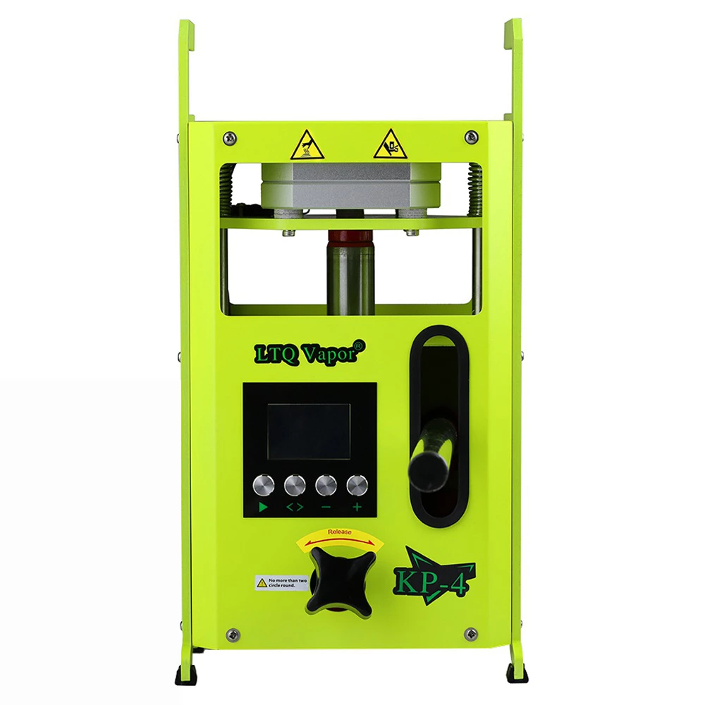 Best deal β LTQ Vapor KP-4 Rosin Hot Press Machine, 4*4in Dual Heated Plates, Temperature Control, Yellow π₯ - Image 2