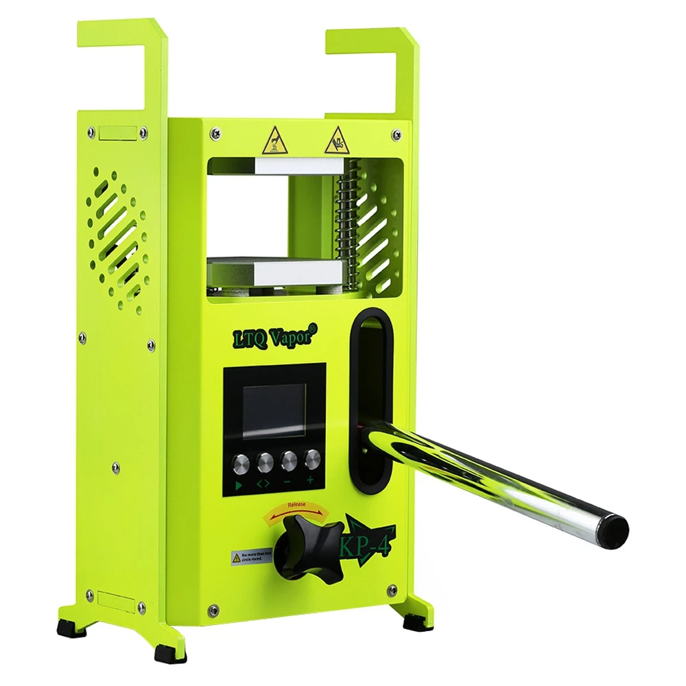Best deal β LTQ Vapor KP-4 Rosin Hot Press Machine, 4*4in Dual Heated Plates, Temperature Control, Yellow π₯ - Image 4