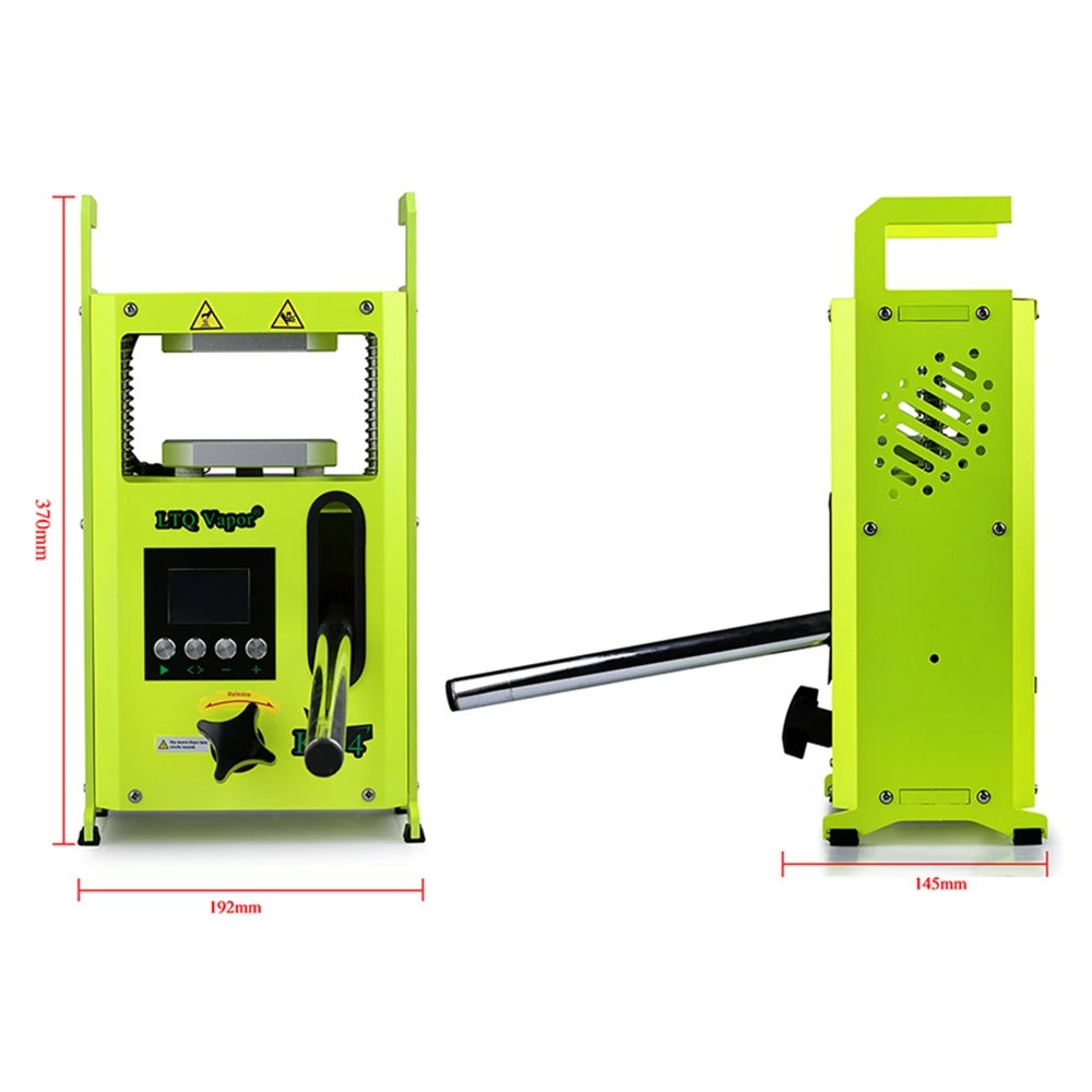 Best deal β LTQ Vapor KP-4 Rosin Hot Press Machine, 4*4in Dual Heated Plates, Temperature Control, Yellow π₯ - Image 6