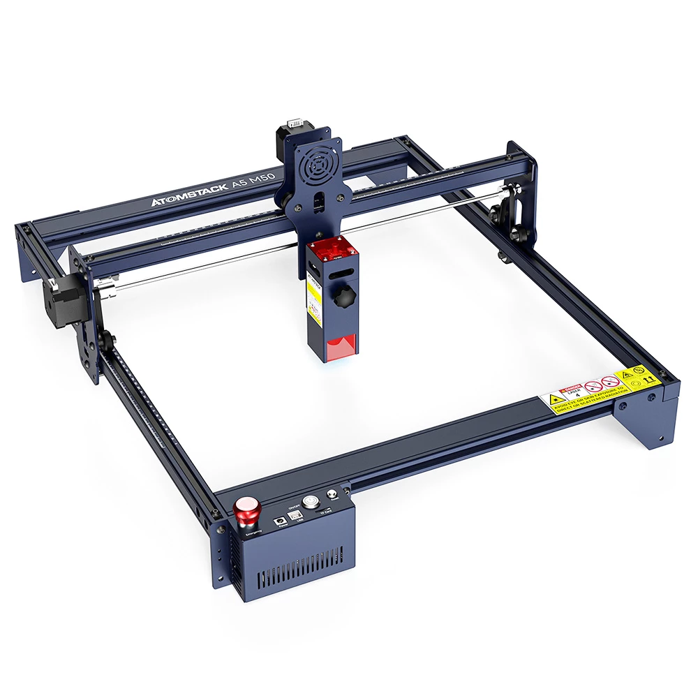 Best deal βοΈ ATOMSTACK A5 M50 Laser Cutter Engraver, 5-5.5W Optical Power, 40W Electric Power, Fixed Focus, Quadruple Lens Compression Spot, Cut 15mm Wood, 410x400mm π - Image 2