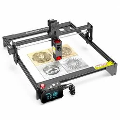 Best reviews of 🎉 ATOMSTACK A5 M50 Pro Laser Cutter Engraver, 5-5.5W Optical Power, 40W Electric Power, Fixed Focus, Quadruple Lens Compression Spot, Offline Engraving, Cut 20mm Wood, 410x400mm 👍