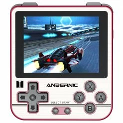 Coupon 🔥 ANBERNIC RG280V 48GB Retro Game Console, 2.8Inch IPS Screen, 7H Battery Life, PS1, CPS, FBA, NEOGEO, GBA, GBC, GB, SFC, FC, MD, SMS, GG, Handy, MSX, PCE, WSC, POKE MINI, Gold ✔️