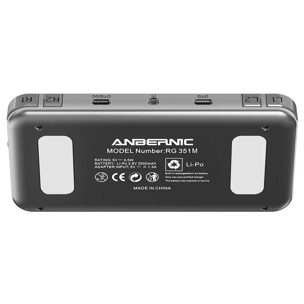 Discount π₯ ANBERNIC RG351M 64GB Pocket Game Console, Alluminum Alloy Shell, 3.5'' IPS Screen, Open Source Linux System, Compatible with PS1, NES, NDS, N64, DC, PSP, CPS1, CPS2, FBA, NEOGEO, POCKET, GBA, GBC, GB, SFC, FC - Black π€© - Image 6