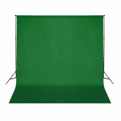 Discount ❤️ Backdrop Cotton Green 300x300 cm Chroma Key 🧨