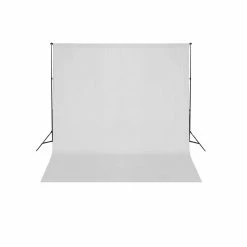 New 🛒 Backdrop Support System 600x300 cm White ❤️