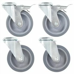 Promo 🧨 Bolt Hole Swivel Casters 4 pcs 100 mm 🎁