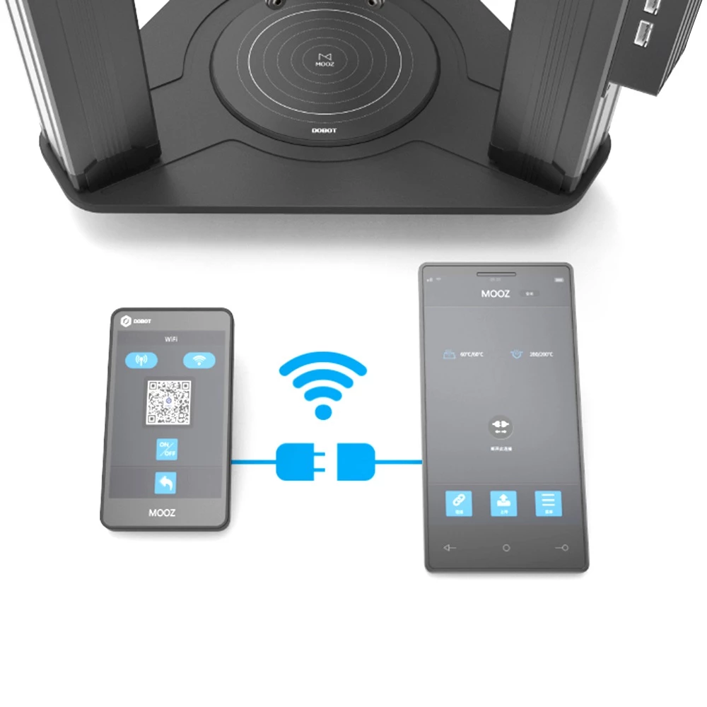 Budget β€οΈ DOBOT MOOZ-3 Color Mixing 3D Printer 3-in 1-out Mix Color Print Head Full Color Range Triple Extruder Glass Heated Bed Mobile App Control π― - Image 5