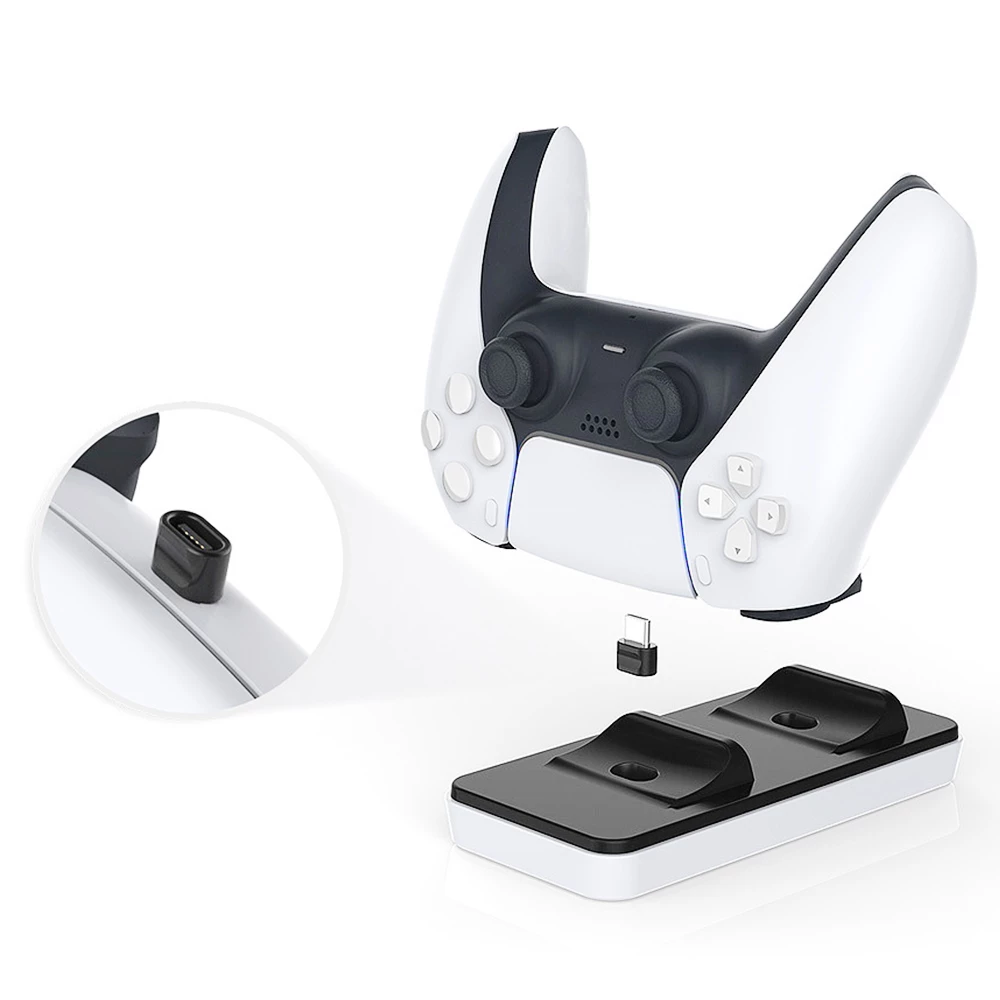 Brand new π Dobe PS5 Handle Dual Charging Dock with Contact Conversion Head TP5-0505 𧨠- Image 2
