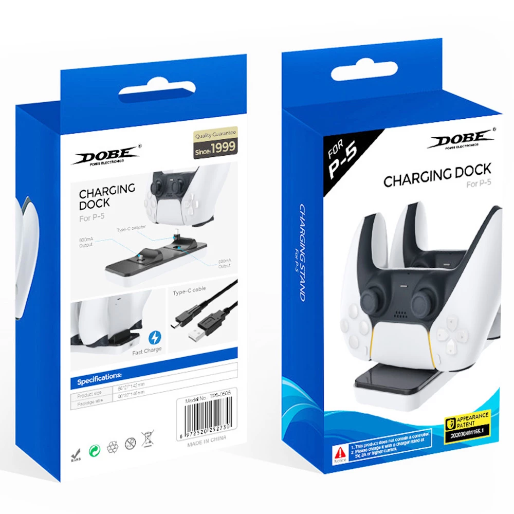Brand new π Dobe PS5 Handle Dual Charging Dock with Contact Conversion Head TP5-0505 𧨠- Image 5