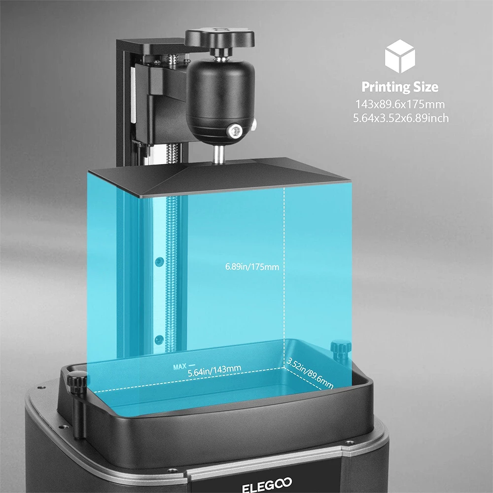 Best reviews of π₯ ELEGOO Mars 3 MSLA Resin 3D Printer 6.66 inches Ultra 4K Monochrome LCD Ultra-high Printing Accuracy 89.6x143.36x175mm π― - Image 2
