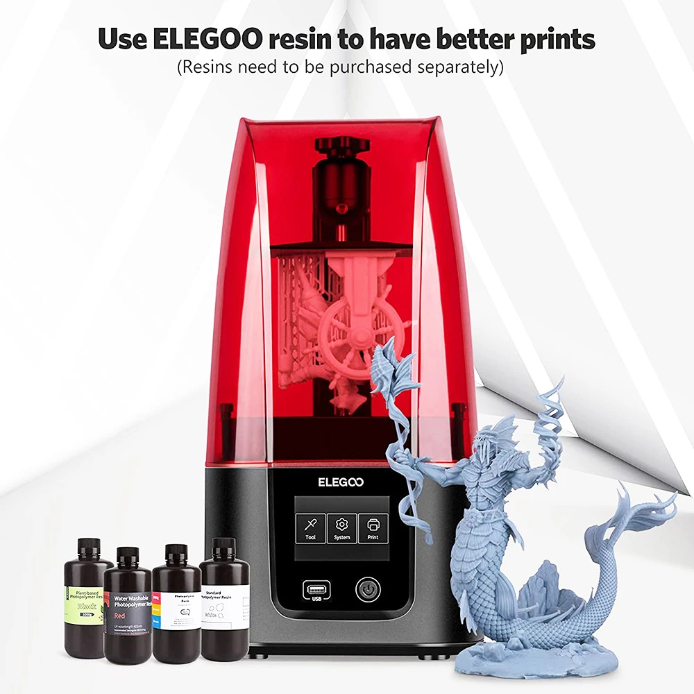 Best reviews of π₯ ELEGOO Mars 3 MSLA Resin 3D Printer 6.66 inches Ultra 4K Monochrome LCD Ultra-high Printing Accuracy 89.6x143.36x175mm π― - Image 5