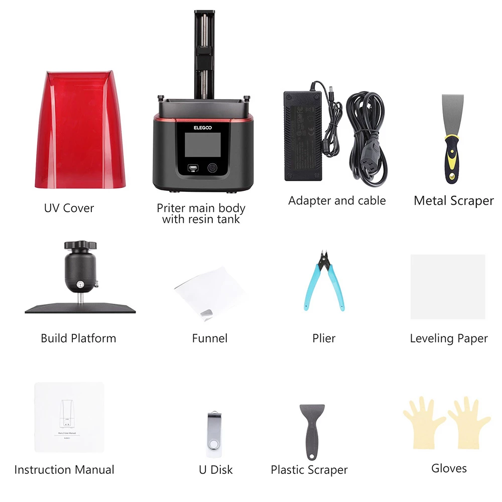 Best reviews of π₯ ELEGOO Mars 3 MSLA Resin 3D Printer 6.66 inches Ultra 4K Monochrome LCD Ultra-high Printing Accuracy 89.6x143.36x175mm π― - Image 6