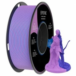 Deals π ERYONE Dual Color Matte PLA Filament for 3D Printers, 1.75mm Accuracy +/- 0.03mm, 1kg (2.2LBS)/Spool - Blue and Purple π