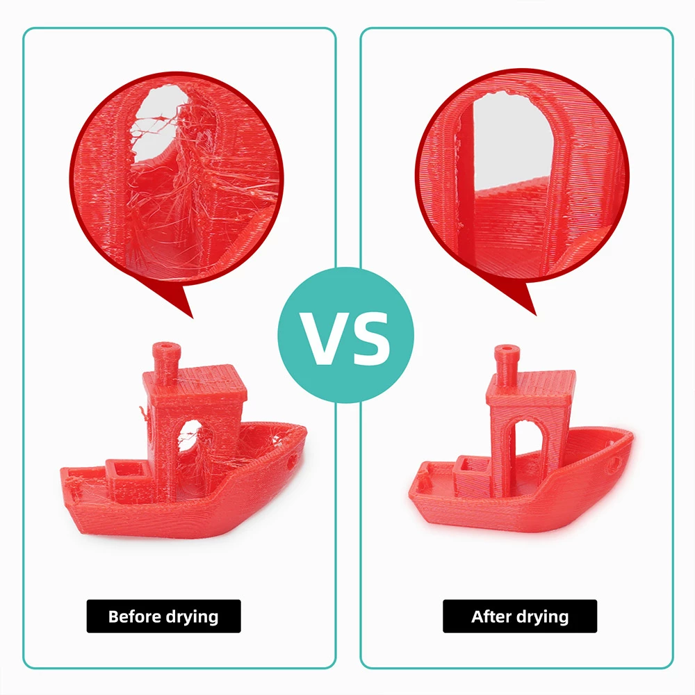 Best deal π ERYONE M2 Filament Dryer Box for 3D Printer Filament, Filament Storage Holder, Spool Storage Box, Temperature Adjustment π - Image 4