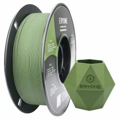 Best Sale π₯° ERYONE Matte PLA Filament for 3D Printer 1.75mm Tolerance 0.03mm 1kg (2.2LBS)/Spool - Olive Green π₯