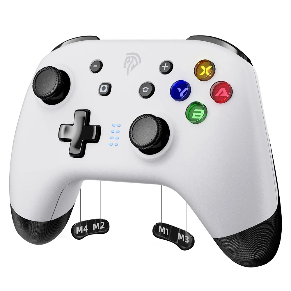 Flash Sale π EasySMX Switch Pro Controller for Nintendo Switch/Lite/OLED, PC Controller, 3-modes Switch Controller - White π₯ - Image 2
