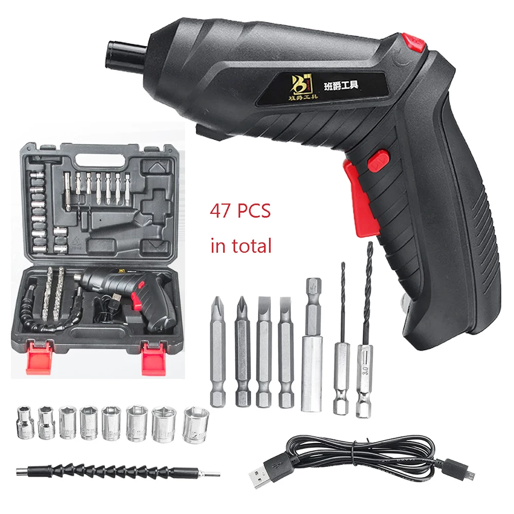 Best deal ✨ 3.6V Rechargeable Electric Cordless Screwdriver Drill Driver Set Power Tool 🔥 - Image 2