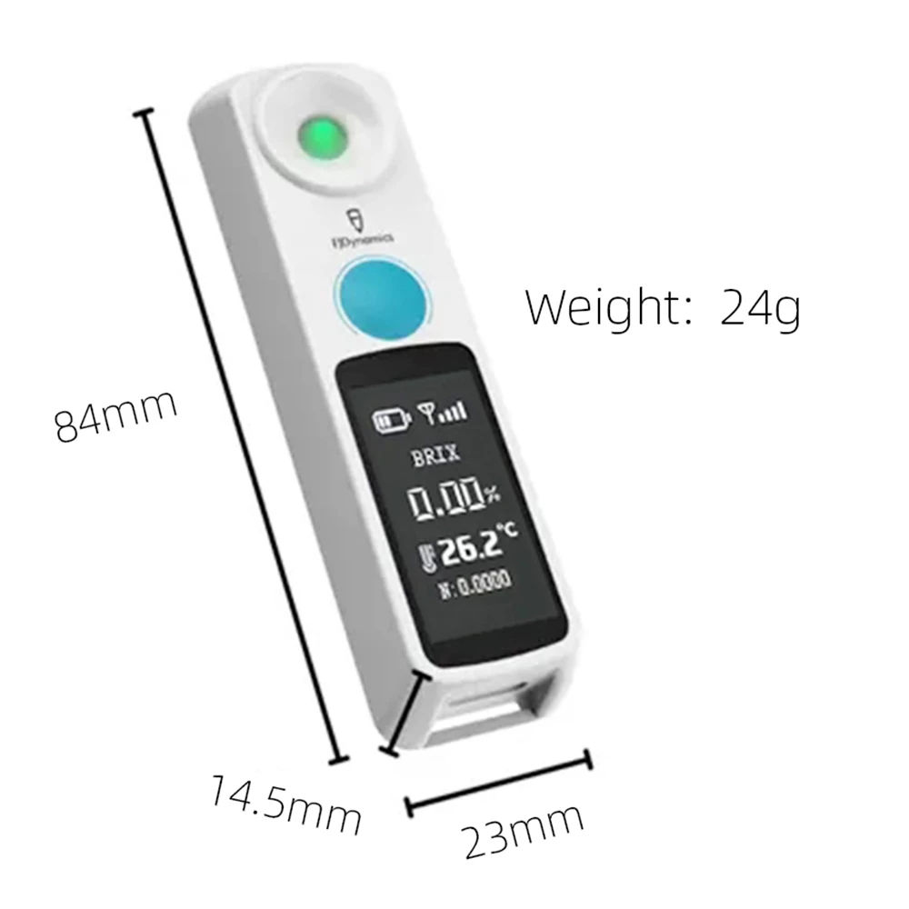 Cheapest π FJDynamics Ultimate ATC Refractometer, 0-95% Brix Range, 0.1% Accuracy, 350mAh Capacity, IP67 Waterproof, App Connection π - Image 5