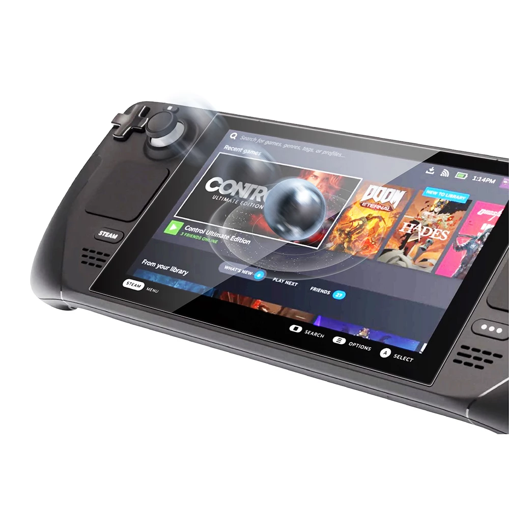 Best deal π GP-808 Steam Deck 5 in 1 Storage Bag Including Bag, Silicone Case, Bracket, Data Cable, Tempered Film π₯ - Image 6