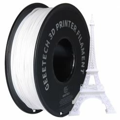 Top 10 🥰 Geeetech PLA Filament for 3D Printer, 1.75mm Dimensional Accuracy +/- 0.03mm 1kg Spool (2.2 lbs) - White 🌟