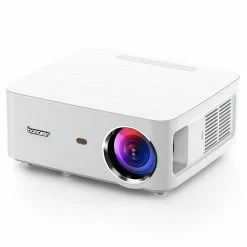 Best deal 💯 Bomaker Cinema 500 Max 1080P LCD Projector, 400 ANSI Lumens, 4K Decoding, 5G WiFi Bluetooth, Night Mode, Keystone Correction, ❤️