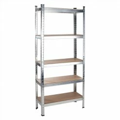 New 😀 HI Heavy Duty Shelving unit MDF Metal 🥰