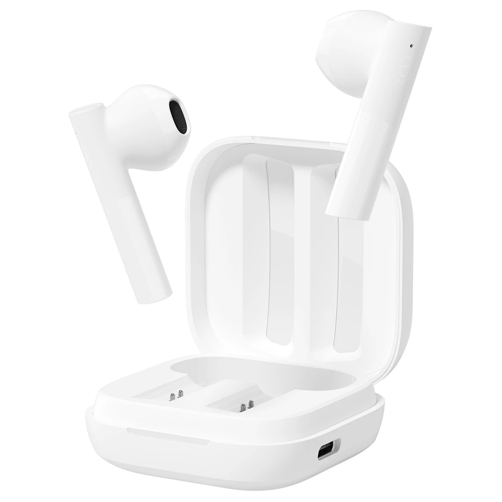Coupon β¨ Haylou GT6 TWS Bluetooth 5.2 Wireless Half-in Ear Earbuds AAC HiFi Stero Bass Low Latency Smart Touch Type-C - White π - Image 2