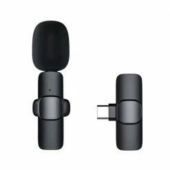 Discount 💯 K1 Wireless Clip Mic for Smartphone, Laptop, Live Stream, Recording, TikTok, Youtube Video - Type-C 😉