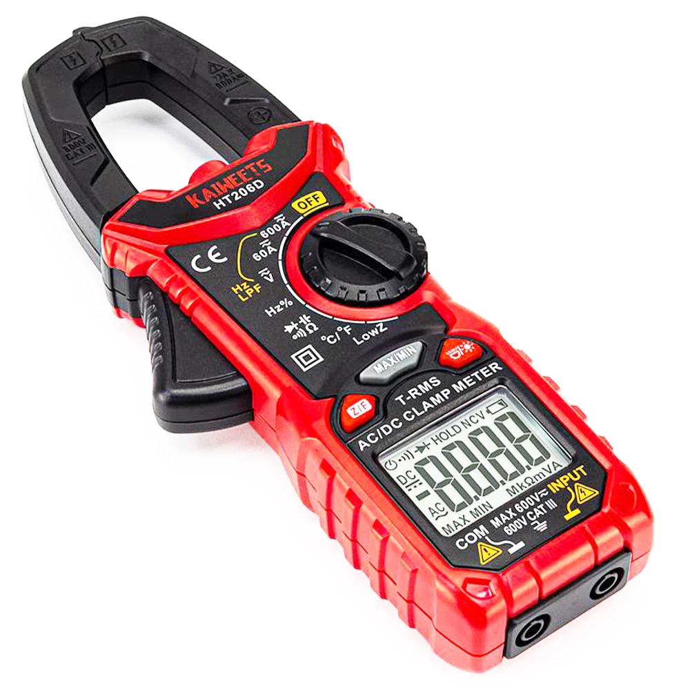 Wholesale 𧨠KAIWEETS HT206D Digital Clamp Meter, LowZ & LPF, NCV Detection Function π₯ - Image 4