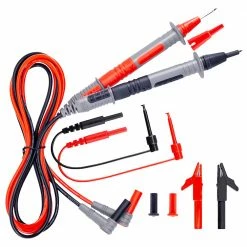 Deals π₯ KAIWEETS KET01 Multimeter Test Leads Kit, 8 Pieces Test Lead with Alligator Clips, Needle Probe, Mini-Hooks, CAT III 100 π