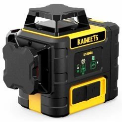 Deals π€© KAIWEETS KT360A Self Leveling Laser Level, 3 X 360, 3D laser level for Picture Hanging, Horizontal/Vertical Line Laser π