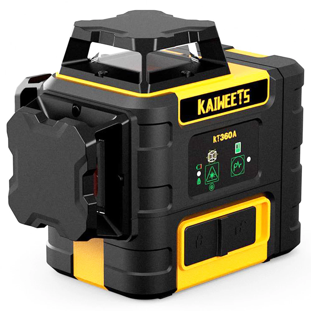 Deals ๐คฉ KAIWEETS KT360A Self Leveling Laser Level, 3 X 360, 3D laser level for Picture Hanging, Horizontal/Vertical Line Laser ๐