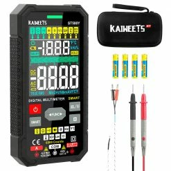 Buy π KAIWEETS ST500Y Auto-ranging AC/DC Smart Digital Multimeter, HD Color Display, Voltage Ohm Tester - 6000 Counts β€οΈ