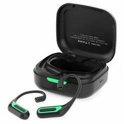 Brand new 😉 KZ AZ10 Upgrade Wireless Bluetooth Module 5.2 Ear Hook for HiFi Headset for Sports Noise Cancelling - Black 🔔