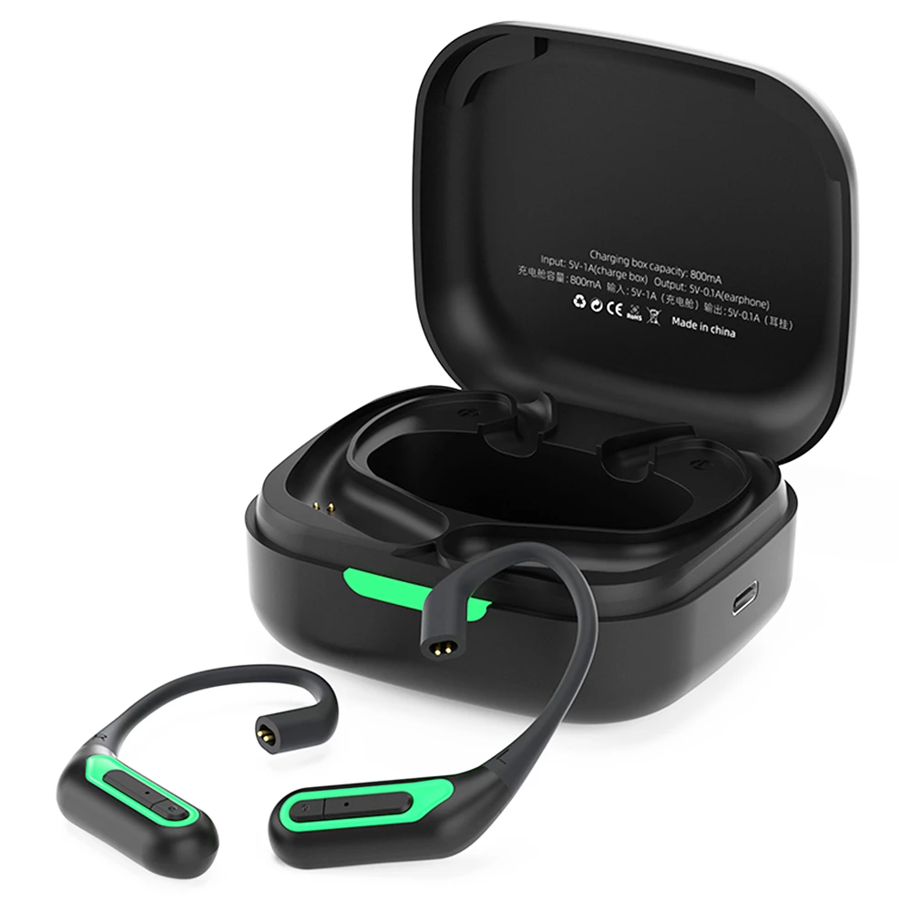 Brand new π KZ AZ10 Upgrade Wireless Bluetooth Module 5.2 Ear Hook for HiFi Headset for Sports Noise Cancelling - Black π