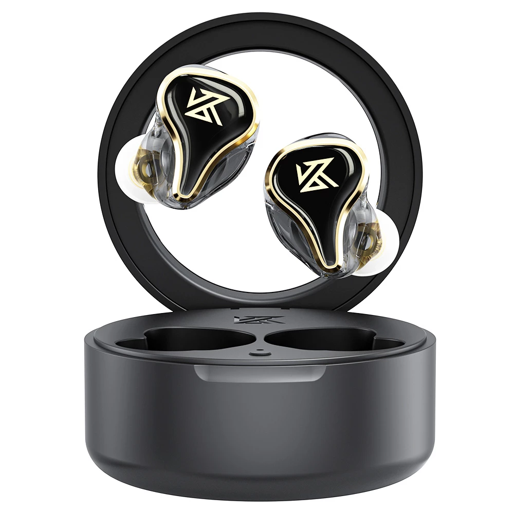 New π― KZ SK10 Pro TWS Earphones Bluetooth 5.2 Wireless Hybrid HiFi Gaming Earbuds Noise Cancelling - Black π