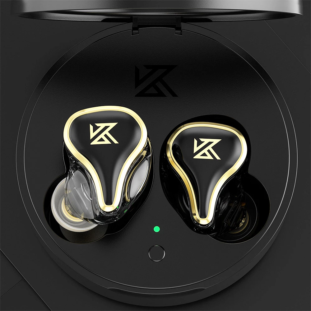 New π― KZ SK10 Pro TWS Earphones Bluetooth 5.2 Wireless Hybrid HiFi Gaming Earbuds Noise Cancelling - Black π - Image 2