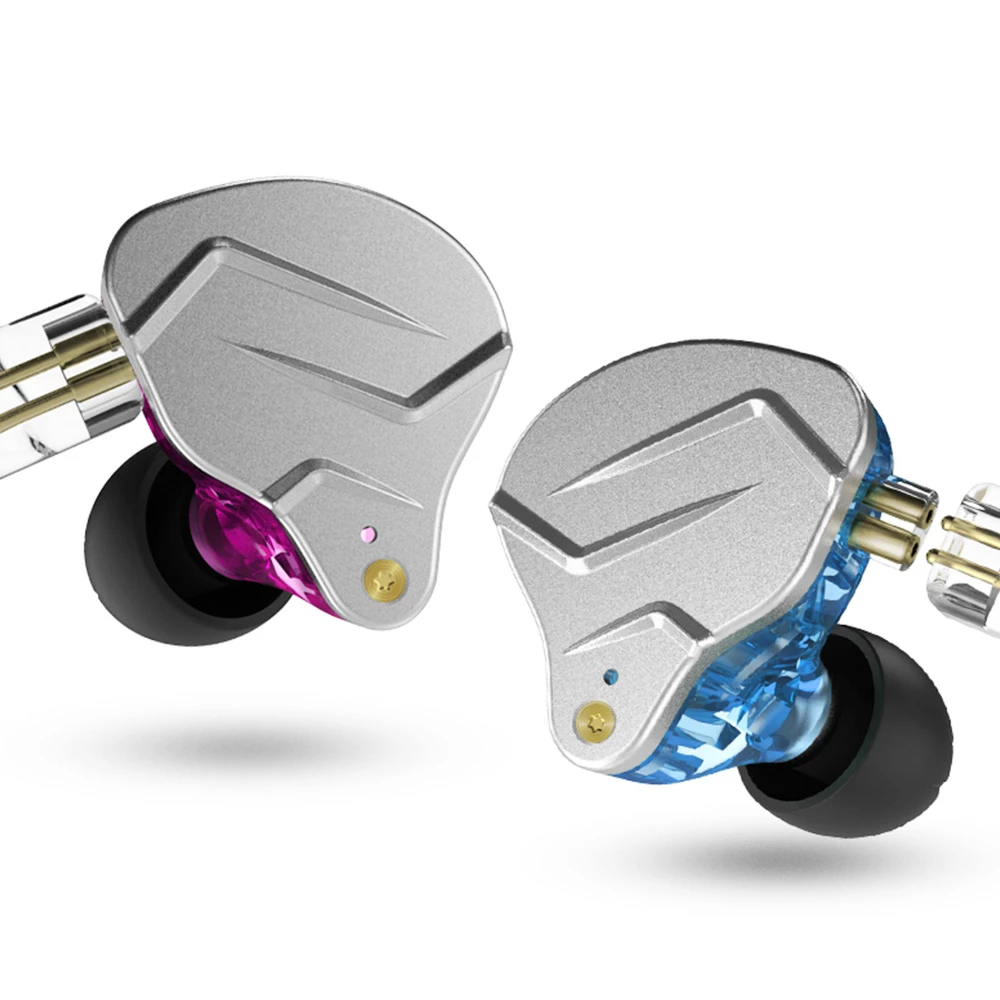 Hot Sale β KZ ZSN Pro Wired Earphone Hybrid Technology In-ear HiFi Bass Earbuds with Mic - Blue β€οΈ - Image 4