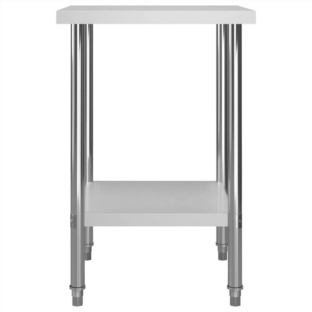 Best Sale π― Kitchen Work Table 60x60x85 cm Stainless Steel 𧨠- Image 3