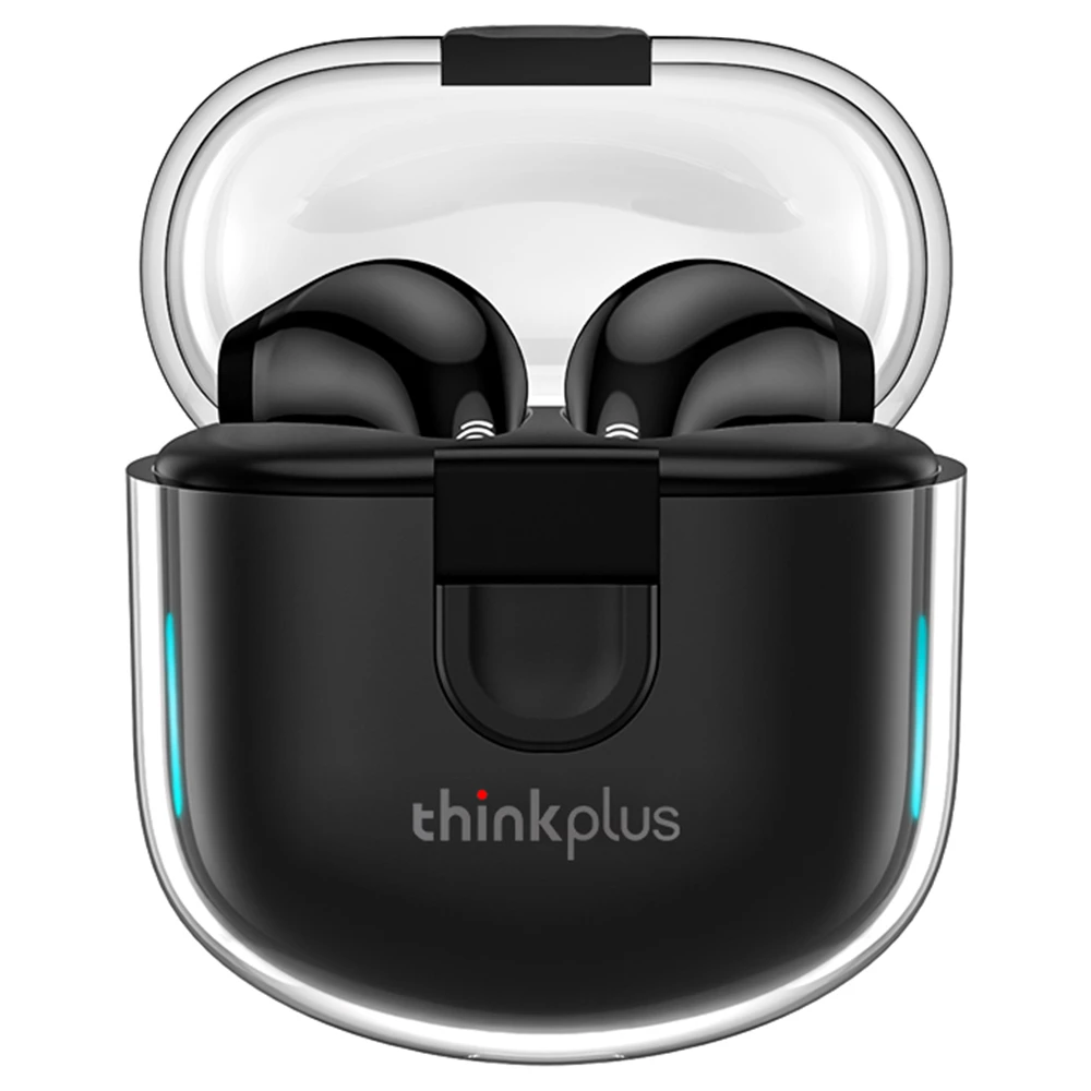 Cheap ✨ Lenovo Thinkplus LP12 TWS Headphones HiFi Stereo Touch Bluetooth Earphone Noise Canceling Earbuds With Dual Mic - Black ❤️