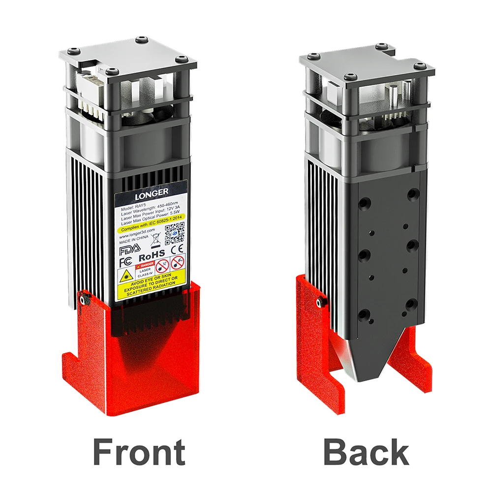 Best deal π LONGER RAY5 10W Multi-Functional Laser Module Set, Double Beam Technology, 50mm Focal, 20000H Working Life, 0.06mmΒ² Ultra-fine Laser Spot π - Image 3