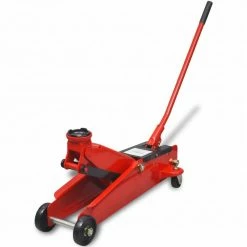 Best deal 😀 Low-Profile Hydraulic Floor Jack 3 Ton Red 💯