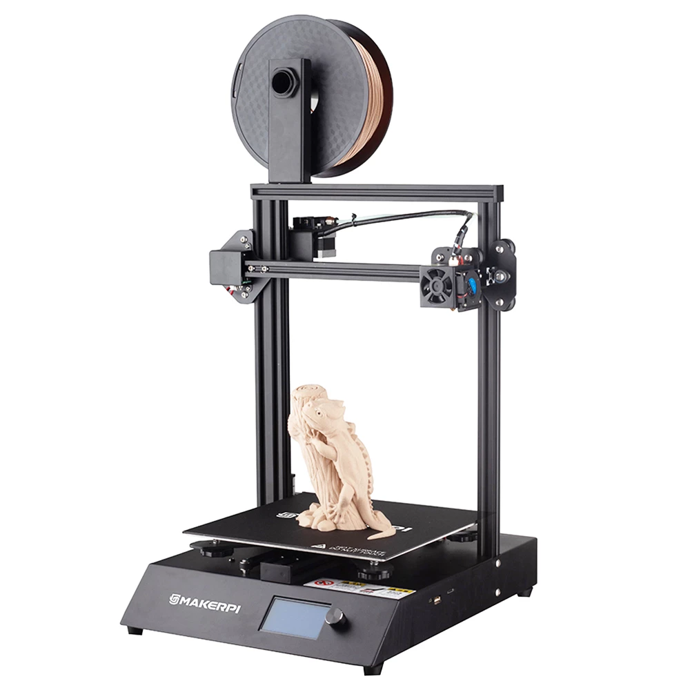 Cheapest 𧨠MAKERPI P2 3D Printer,Thermodynamic Nozzle up to 260 Degree, 200H Printing, Picture Relief, FDM Printer, USB Data Transmit π§¨