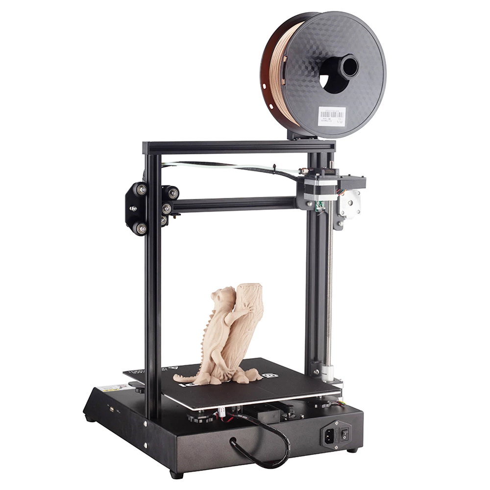 Cheapest 𧨠MAKERPI P2 3D Printer,Thermodynamic Nozzle up to 260 Degree, 200H Printing, Picture Relief, FDM Printer, USB Data Transmit 𧨠- Image 3