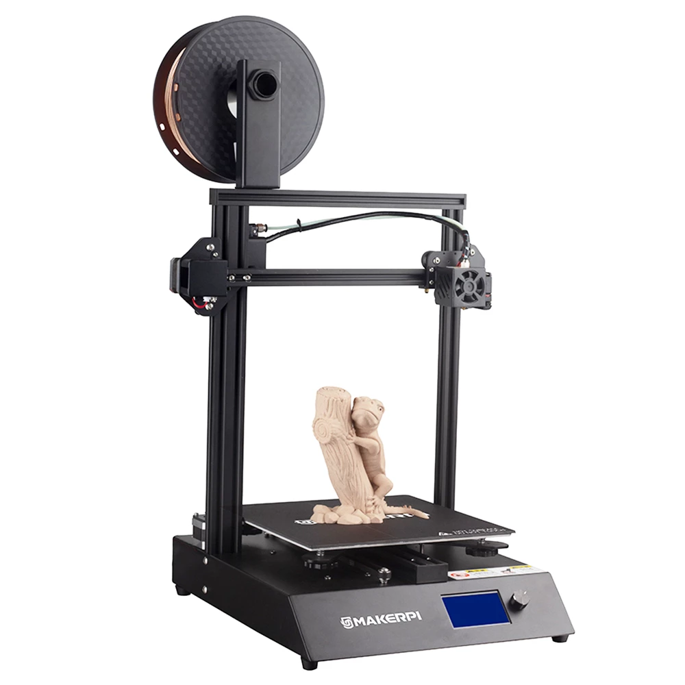 Cheapest 𧨠MAKERPI P2 3D Printer,Thermodynamic Nozzle up to 260 Degree, 200H Printing, Picture Relief, FDM Printer, USB Data Transmit 𧨠- Image 5